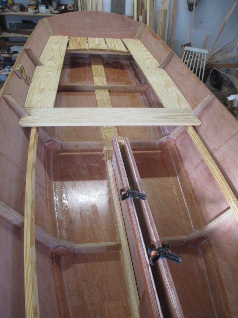 John Gardner 14 foot row and sail built