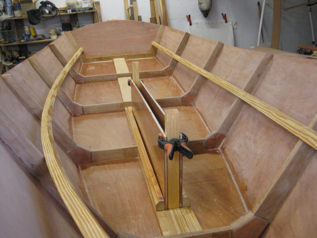 John Gardner 14 foot row and sail built